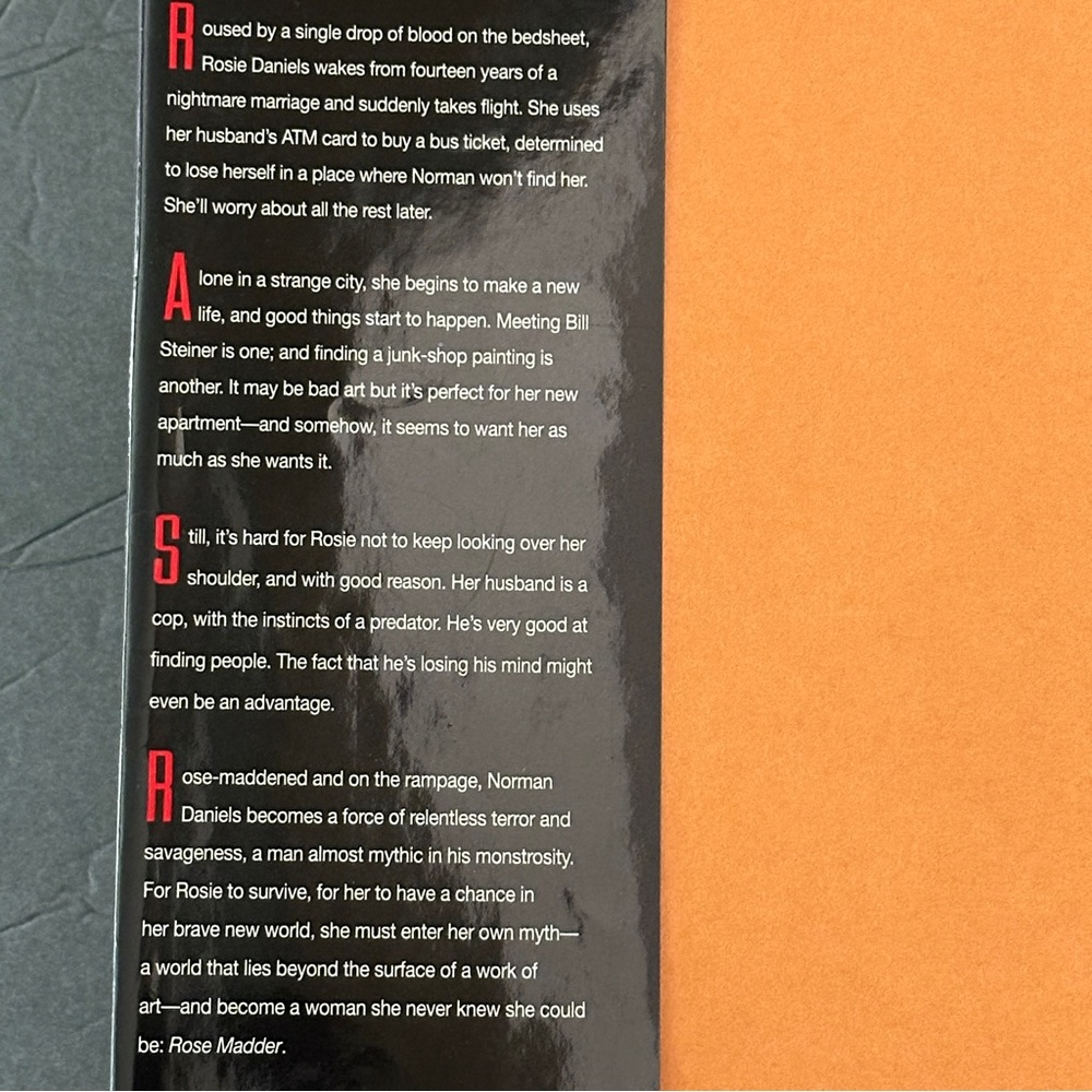 Rose Madder by Stephen King (1st Edition) | Fiction, Horror | Hardcover Book - Picture 3 of 10